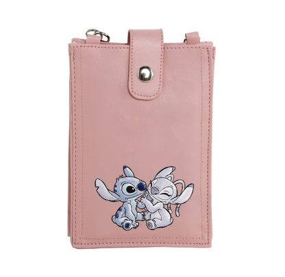 Bolsa telemovel Stitch e Angel