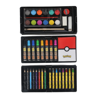 Mala de Desenho e Pintura Pokémon