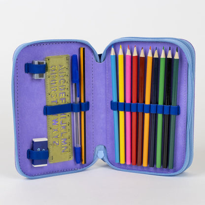 Conjunto Escolar Stitch com estojo duplo
