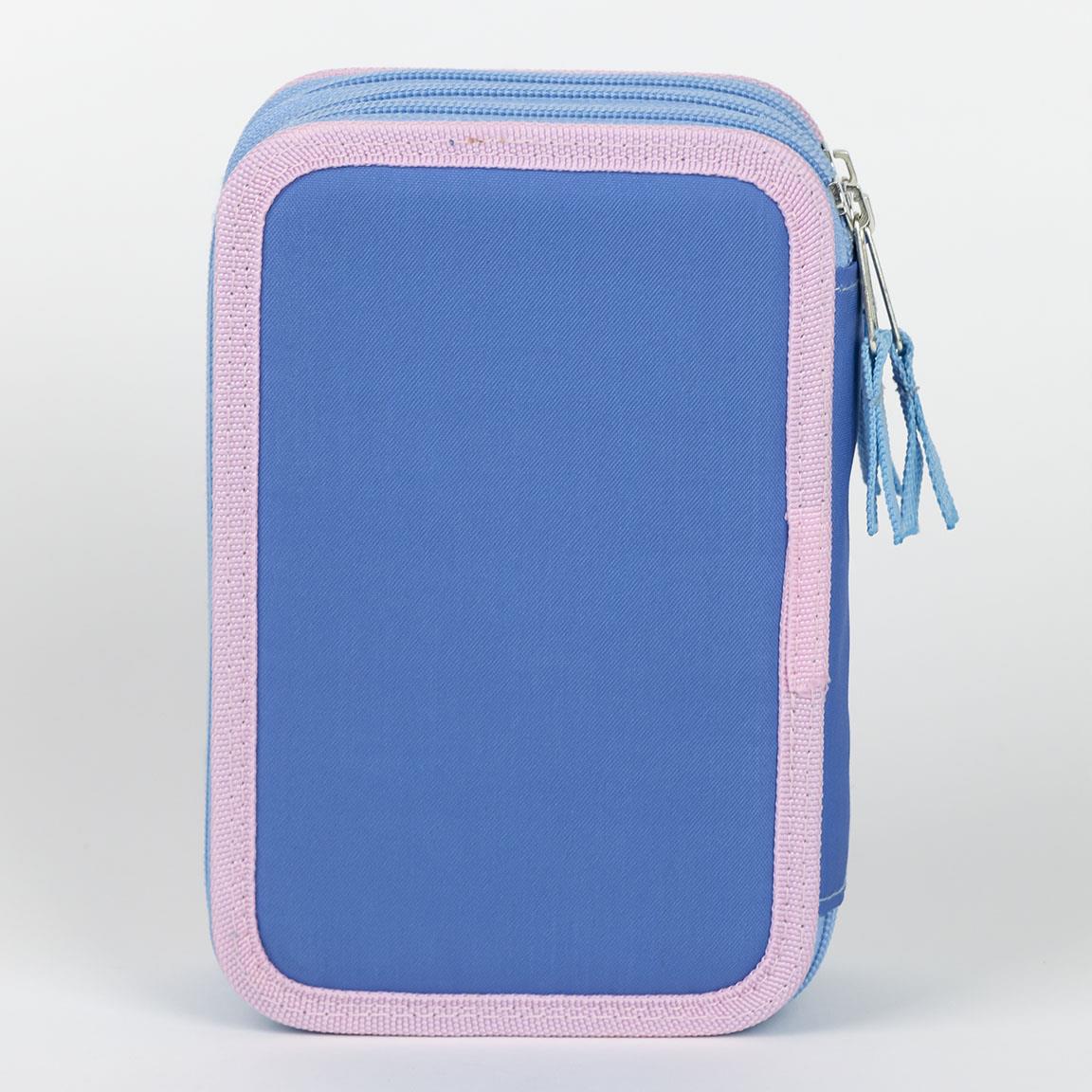 Set escolar Stitch con estuche triple.