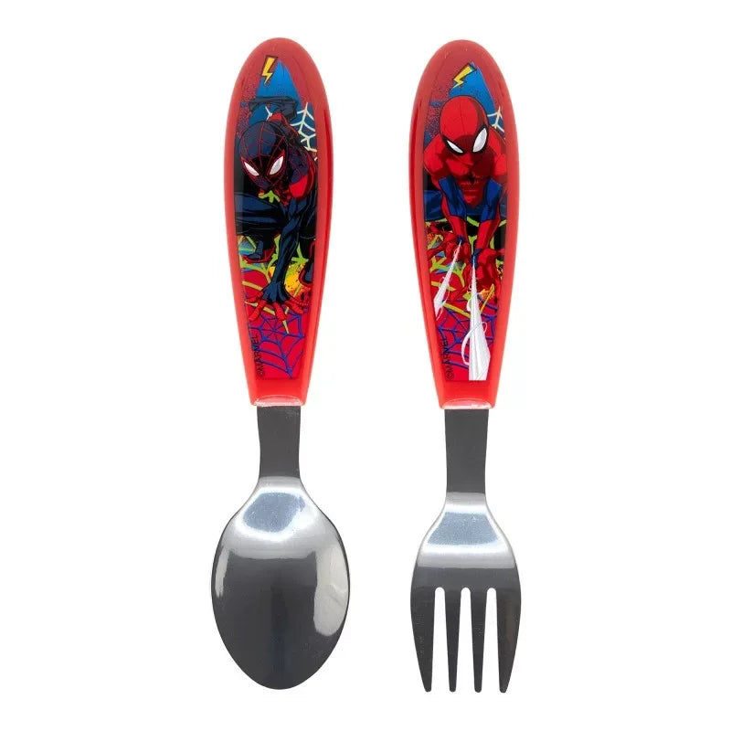 2 talheres ergonómicos Spiderman - BONECADA