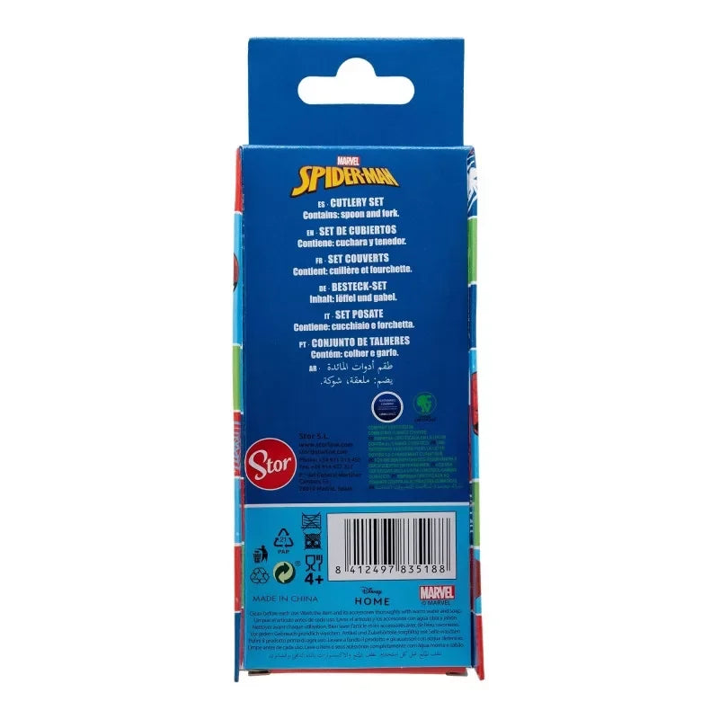 2 talheres ergonómicos Spiderman - BONECADA