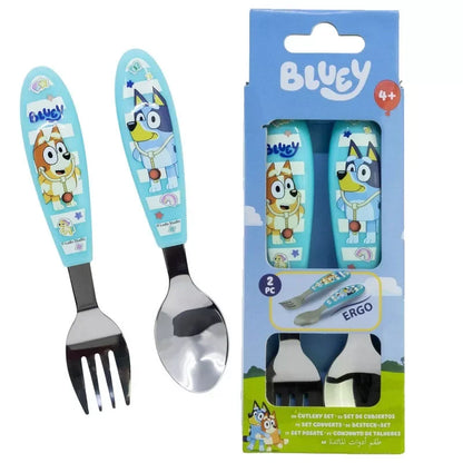 2 talheres ergonómicos Bluey - BONECADA