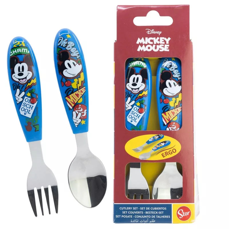 2 talheres ergonómicos Mickey True