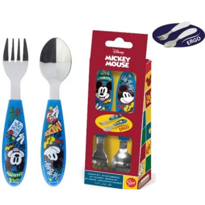2 talheres ergonómicos Mickey True
