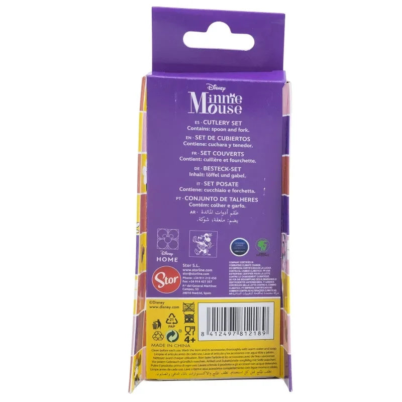 2 talheres ergonómicos Minnie Sunshine - BONECADA