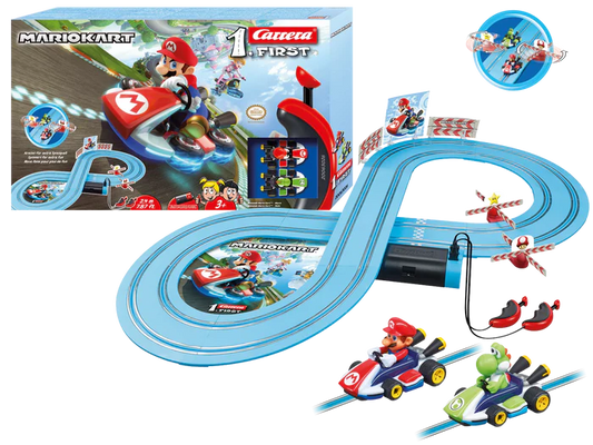 Pista de carros Super Mario Kart Carrera First