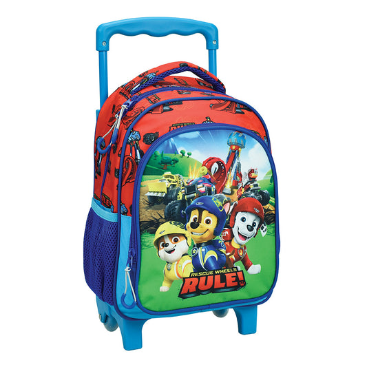 Mochila Trolley pré-escolar Patrulha Pata 30 cm