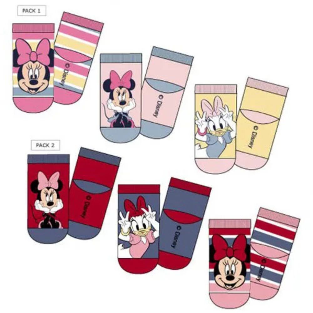 3 pares de meias Baby Minnie & Margarida (19-27)