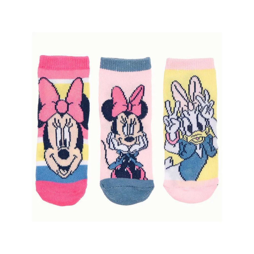 3 pares de meias Baby Minnie & Margarida (19-27)