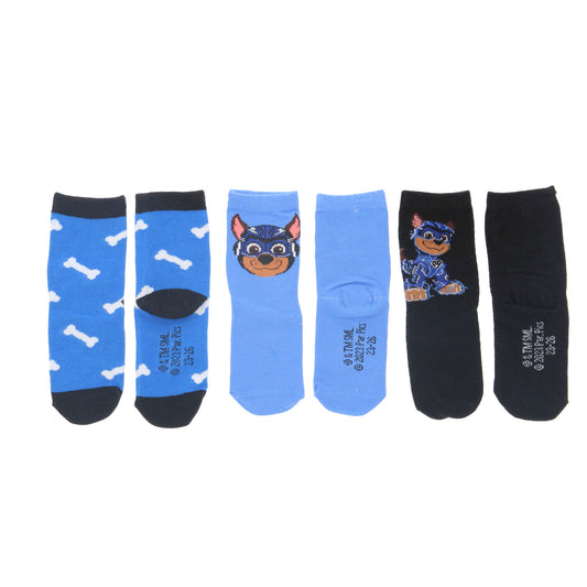 3 pares de meias Patrulha Pata