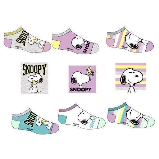3 pares de meias Snoopy (23-34)