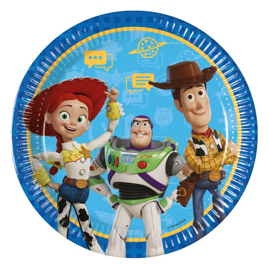 Pratos de papel Toy Story (8 unidades)