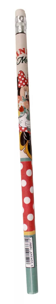 Conjunto Escolar Minnie floral (5 peças)
