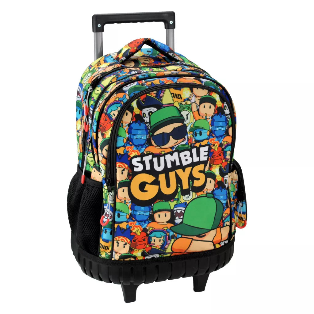 Mochila Trolley Stumble Guys Race premium 42 cm