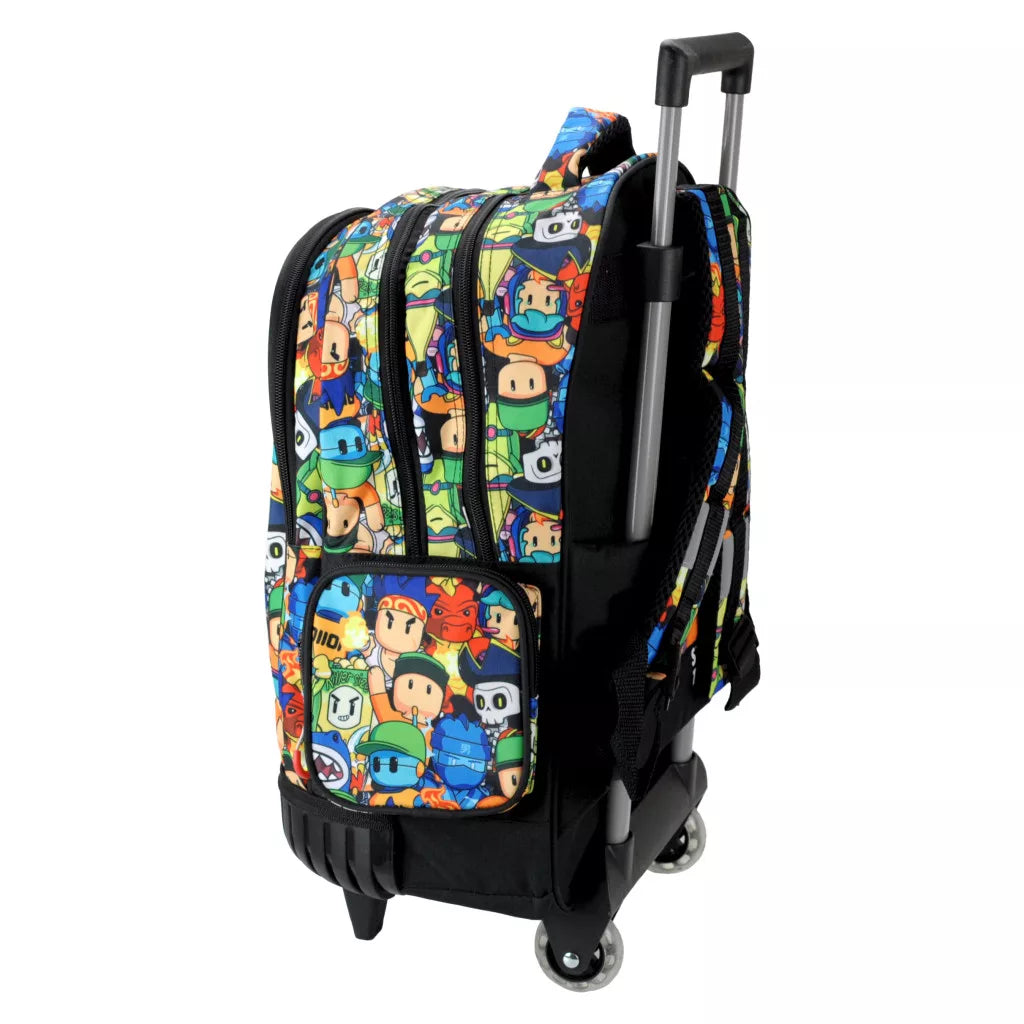Mochila Trolley Stumble Guys Race premium 42 cm