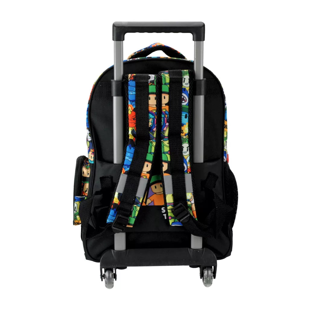 Mochila Trolley Stumble Guys Race premium 42 cm