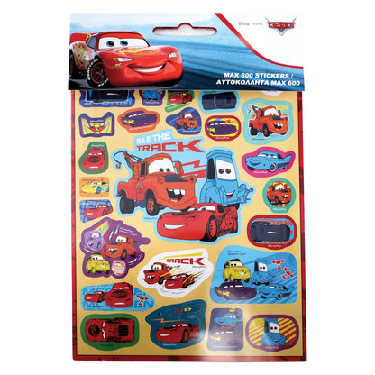 600 Autocolantes Cars track