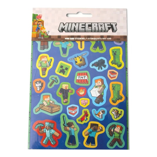 600 Autocolantes Minecraft Adventures