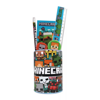 Conjunto escolar Minecraft Creepers Need Hugs (7 peças)