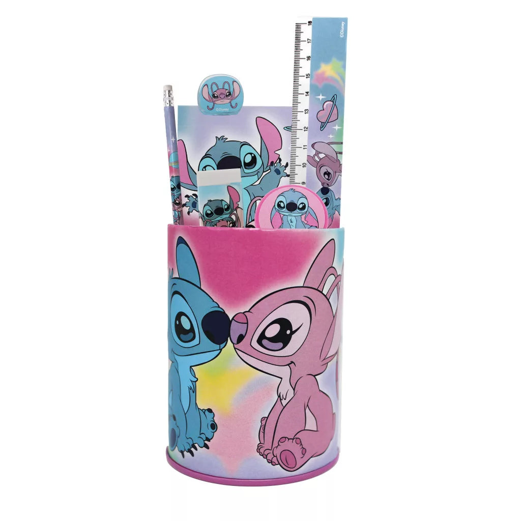 Conjunto escolar Stitch Universe (7 peças)