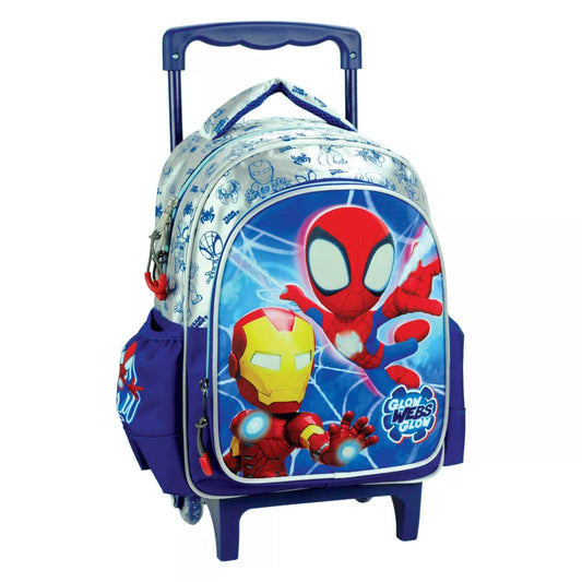 Mochila Trolley creche ou pré-escolar Spidey Glow 32cm