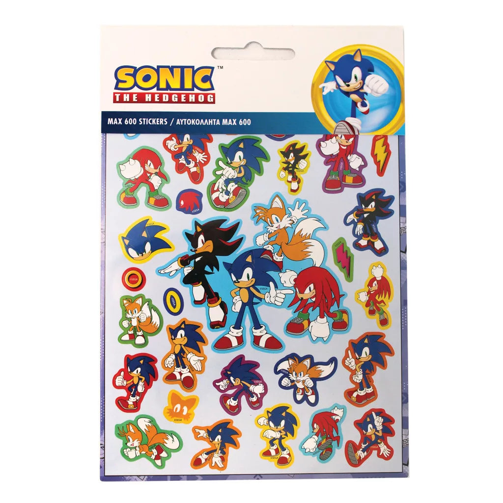 600 Autocolantes Sonic squad
