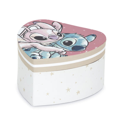 Caixa de Jóias Coração Stitch & Angel