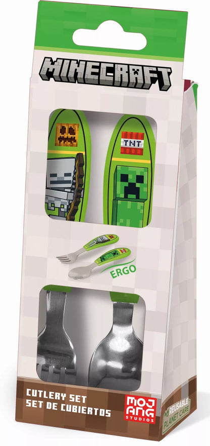 2 talheres ergonómicos Minecraft