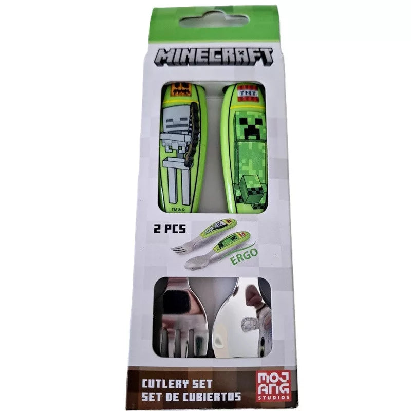 2 talheres ergonómicos Minecraft