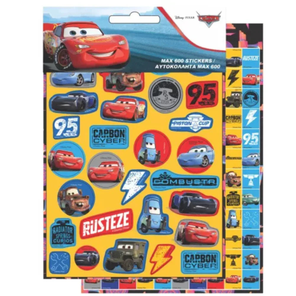 600 Autocolantes Cars - BONECADA