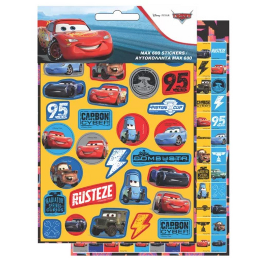 600 Autocolantes Cars
