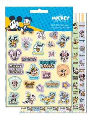600 autocolantes Mickey
