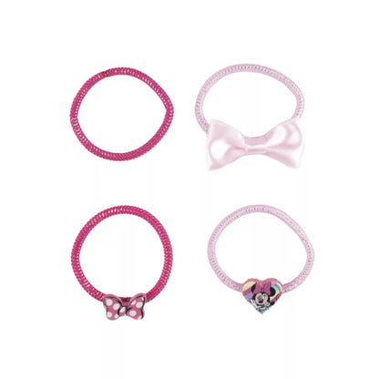 6 elásticos cabelo Minnie