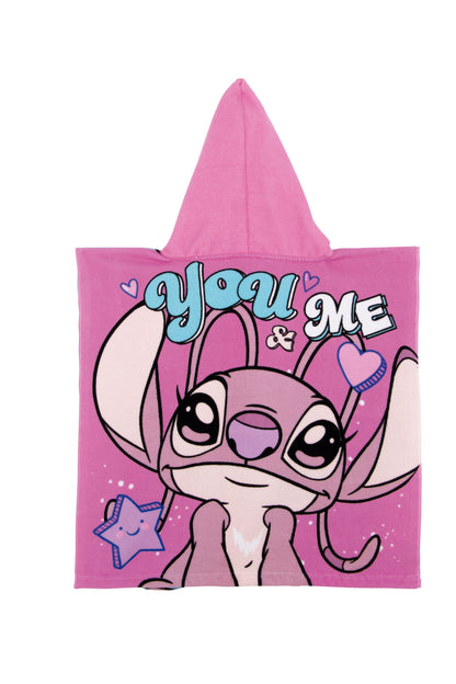 Poncho de Praia Stitch e Angel