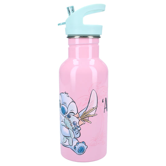 Garrafa 500ml Stitch Take A Sip (com palhinha) - BONECADA