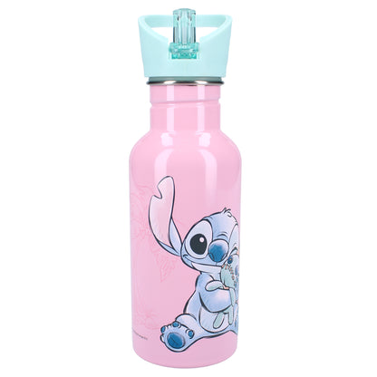 Garrafa 500ml Stitch Take A Sip (com palhinha) - BONECADA