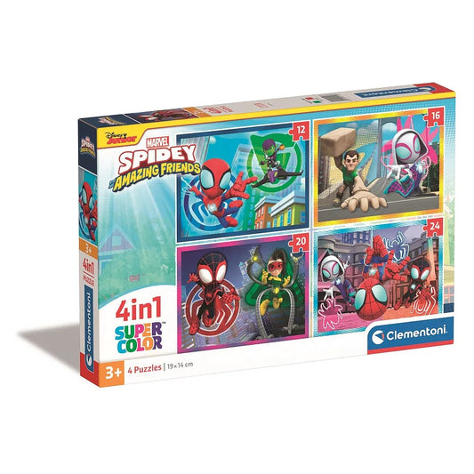 Puzzle 4 em 1 Spidey