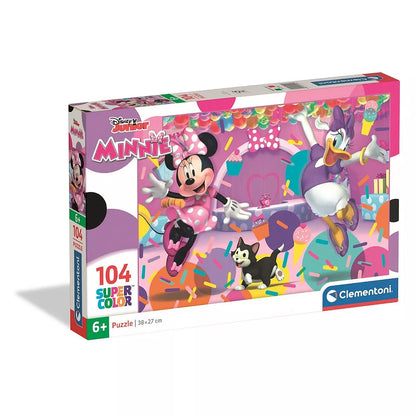 Puzzle 104 peças Minnie & Margarida Confetti