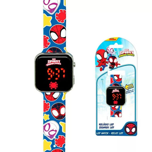 Relógio Infantil LED – Spidey