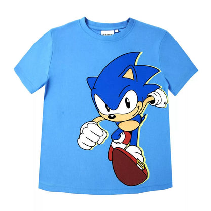 T-shirt manga curta Sonic (6-12 anos)