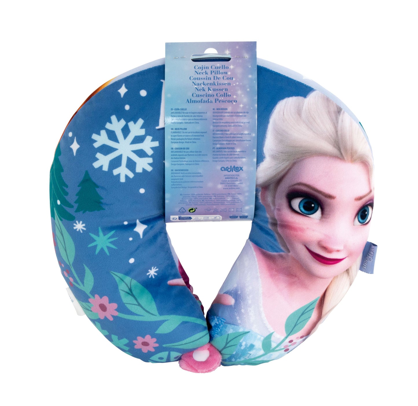Almofada de viagem Frozen Anna e Elsa