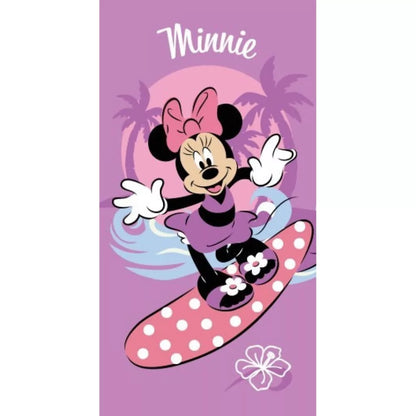 Toalha praia microfibra Minnie Surf