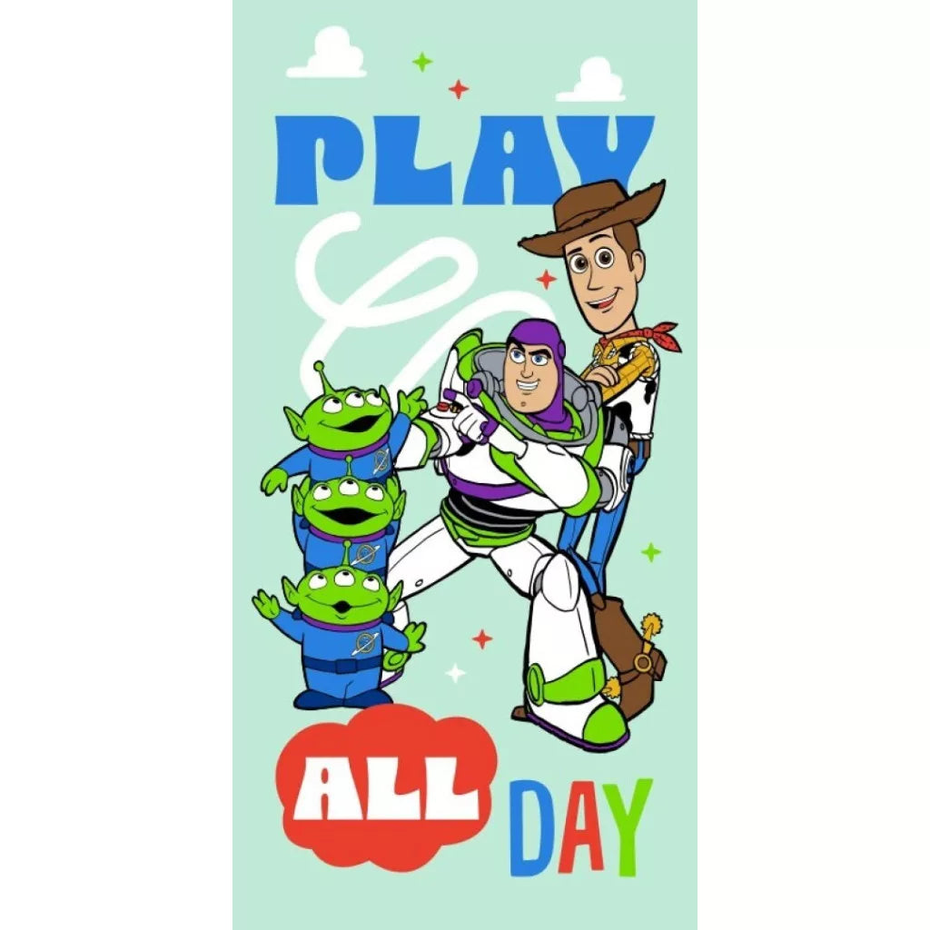 Toalha praia microfibra Toy Story All Day