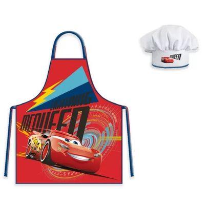 Avental e Chapéu Cozinha Cars Lightning