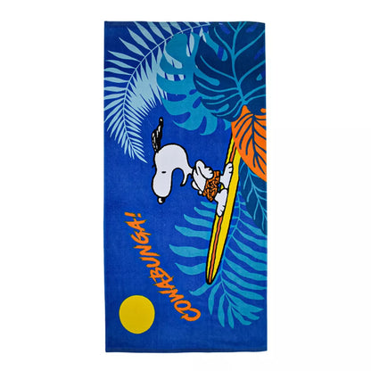Toalha praia algodão Snoopy Cowabunga