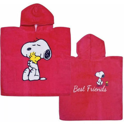 Poncho de praia algodão Snoopy