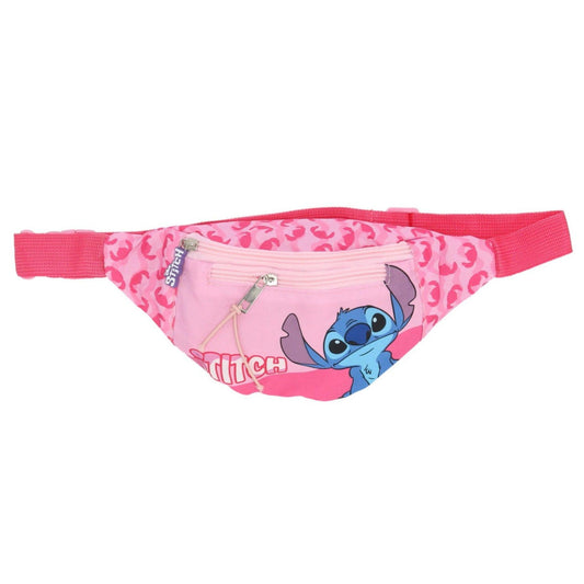 Bolsa Cintura Stitch Rosa