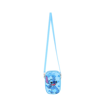 Bolsa Telemóvel Stitch Rosa | Azul Claro - BONECADA