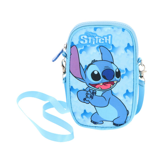 Bolsa Telemóvel Stitch Rosa | Azul Claro